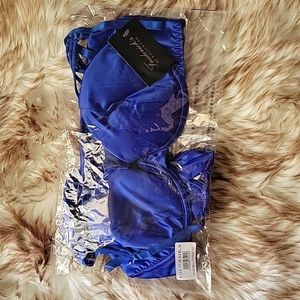 Frederick's Hollywood, Anais Satin And Lace Bra And Panty Set